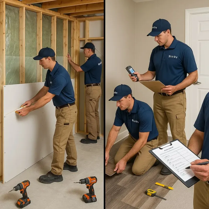 Repairs and Reconstruction process in Hamlin, WV